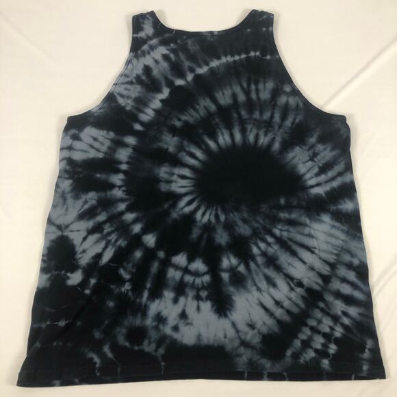 DC Comics Batman Logo Black Gray Tie Dye 100% CottonTank Top Mens Size L (42/44) - Picture 7 of 7